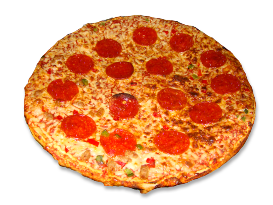 Time to enjoy an delicious .pizza